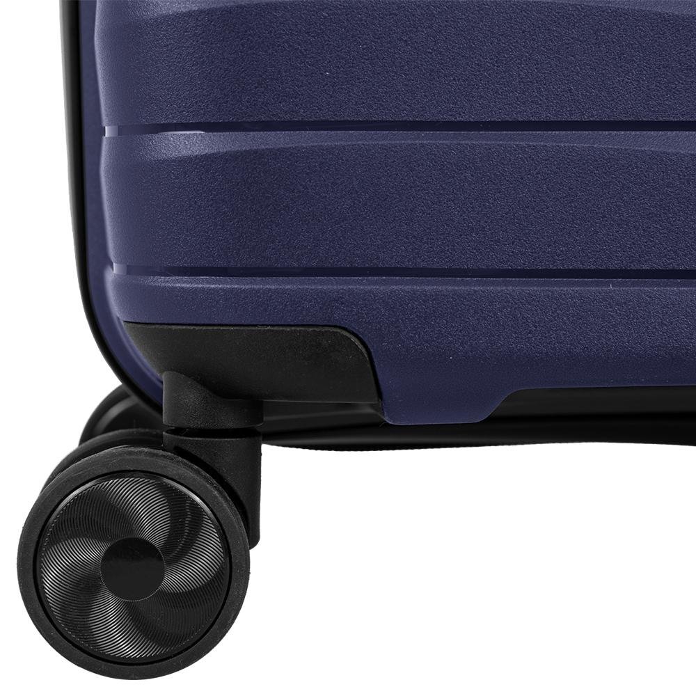 Mala de Viagem Bordo com Rodas 360º PP Essencial - Marinho Azul 7