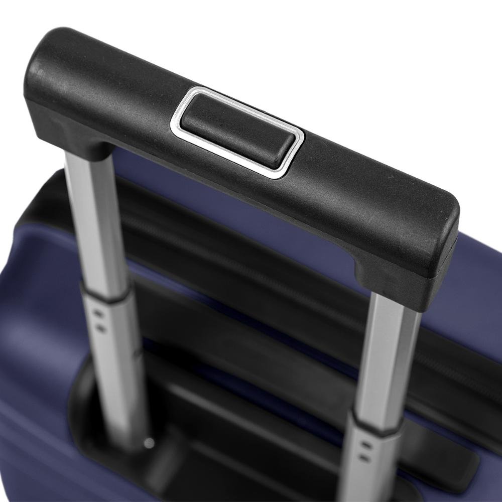 Mala de Viagem Bordo com Rodas 360º PP Essencial - Marinho Azul 9