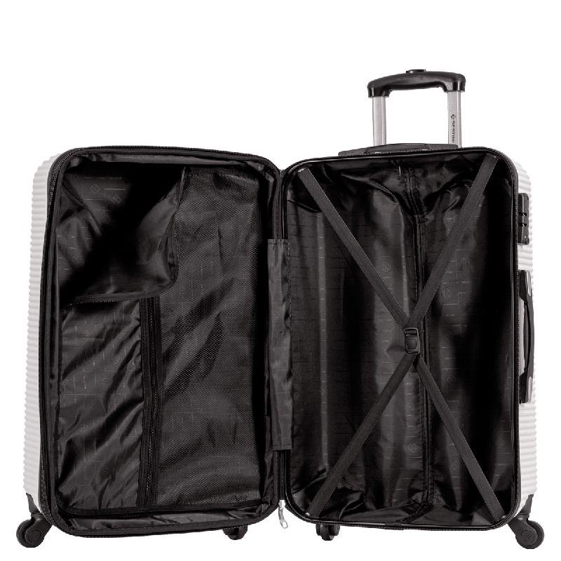 Mala de Viagem Grande com Rodas 360° 4 All 5T - Branco Branco 5