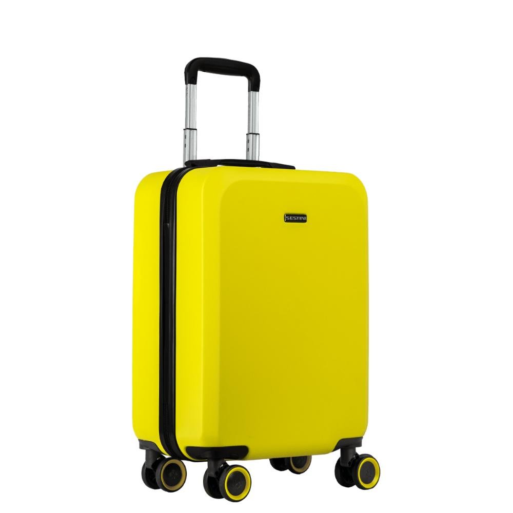 Mala de Viagem Bordo Rodas 360 º Uno Racer - Amarelo Amarelo 2