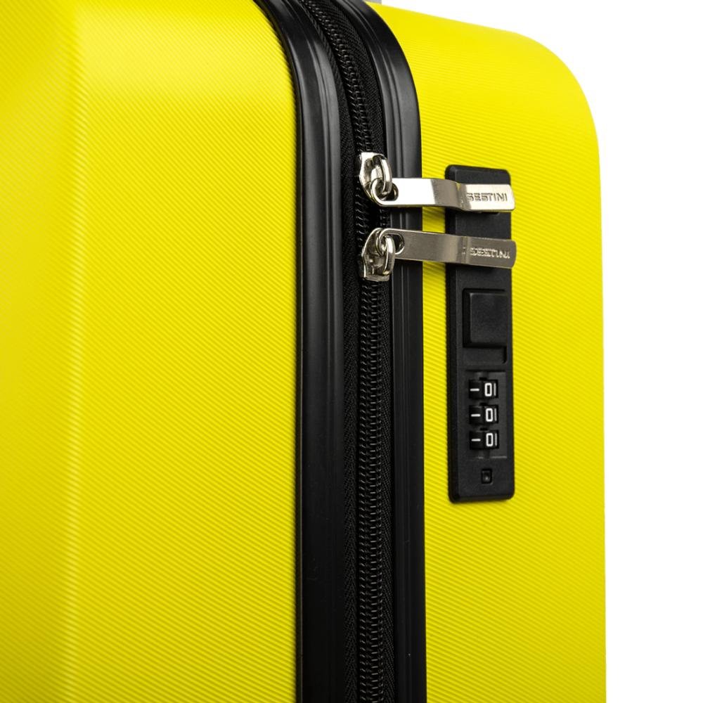 Mala de Viagem Bordo Rodas 360 º Uno Racer - Amarelo Amarelo 6