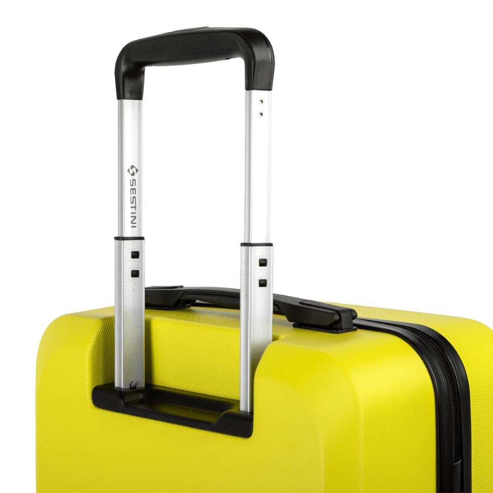 Mala de Viagem Bordo Rodas 360 º Uno Racer - Amarelo Amarelo 7