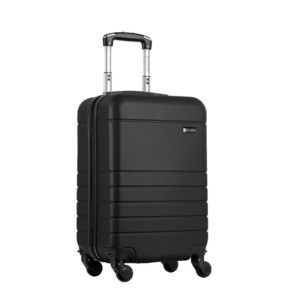 Mala de Viagem Bordo com Rodas 360º Essencial 2 - Preto Preto 2