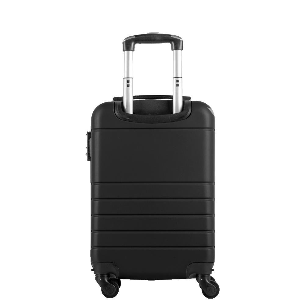 Mala de Viagem Bordo com Rodas 360º Essencial 2 - Preto Preto 4