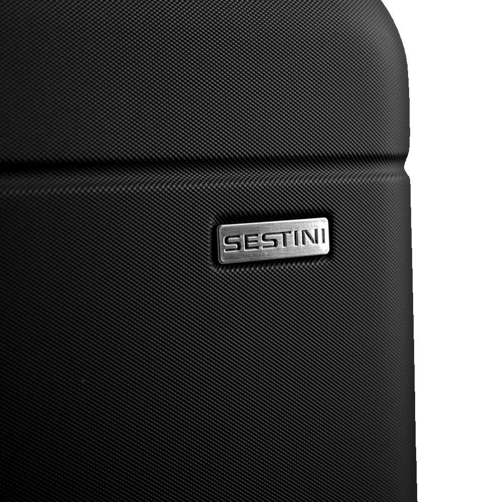 Mala de Viagem Bordo com Rodas 360º Essencial 2 - Preto Preto 10