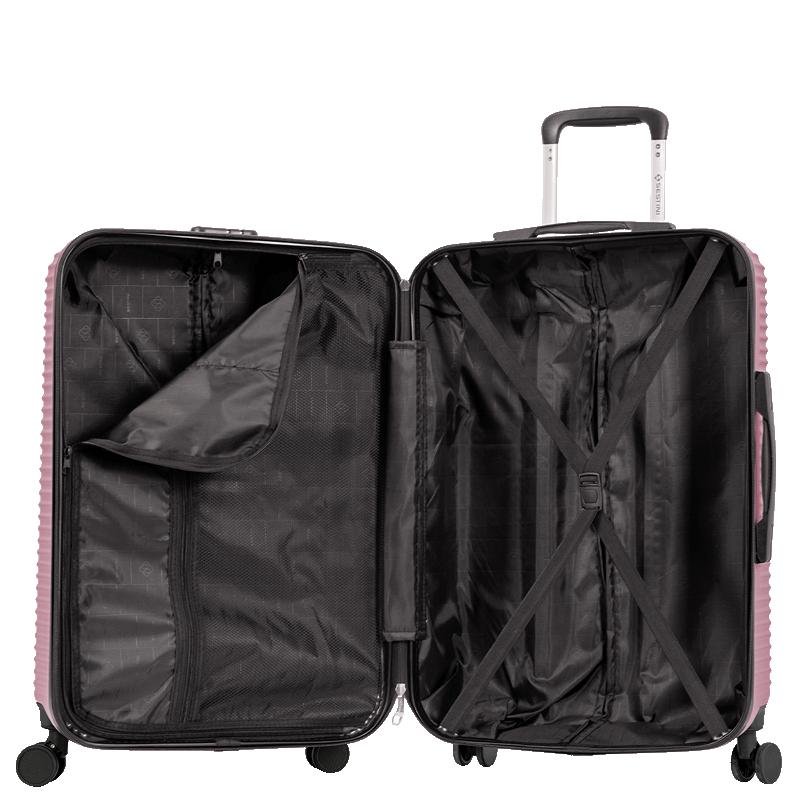 Mala de Viagem Grande com Rodas 360º Classy 2 - Rose Rosa 5