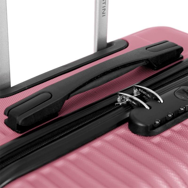 Mala de Viagem Grande com Rodas 360º Classy 2 - Rose Rosa 6