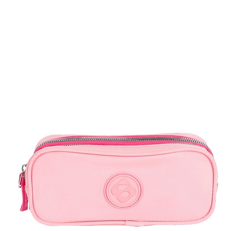 Estojo 2 Compartimentos Sestini Trend - Rosa