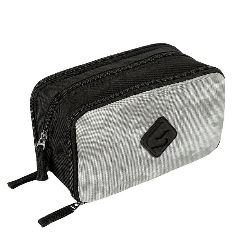 Estojo Box Especial 3 Compartimentos Tactical Snow - Preto e Cinza Cinza 2