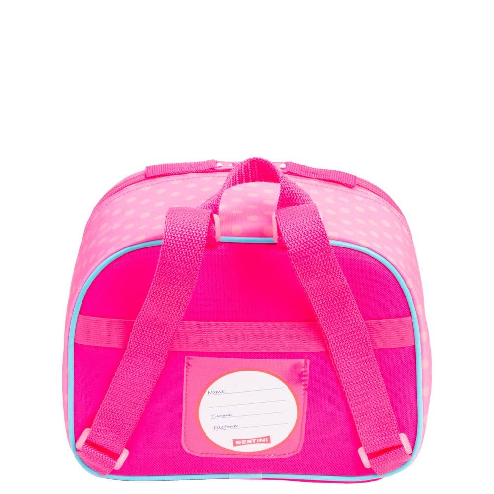 Lancheira Pequena Sestini M Lulu - Colorido Rosa 4