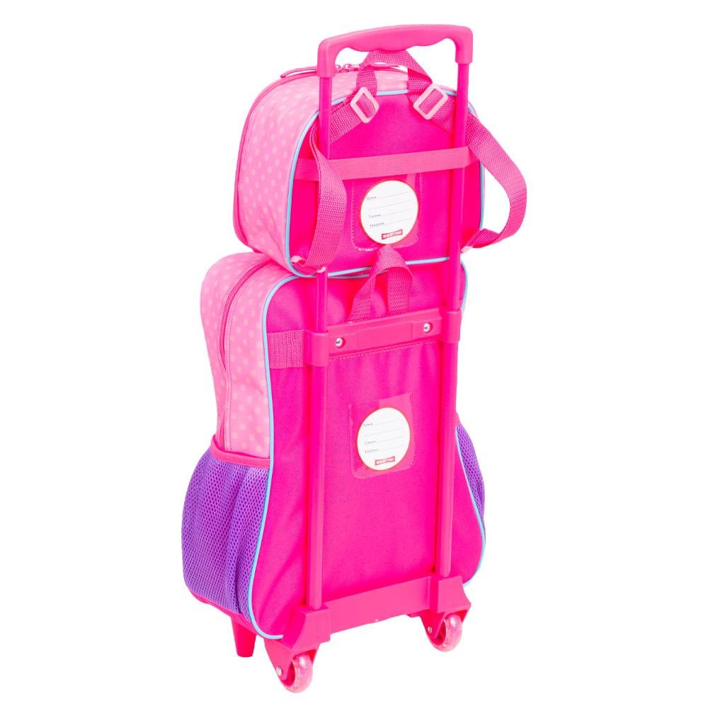 Lancheira Pequena Sestini M Lulu - Colorido Rosa 6