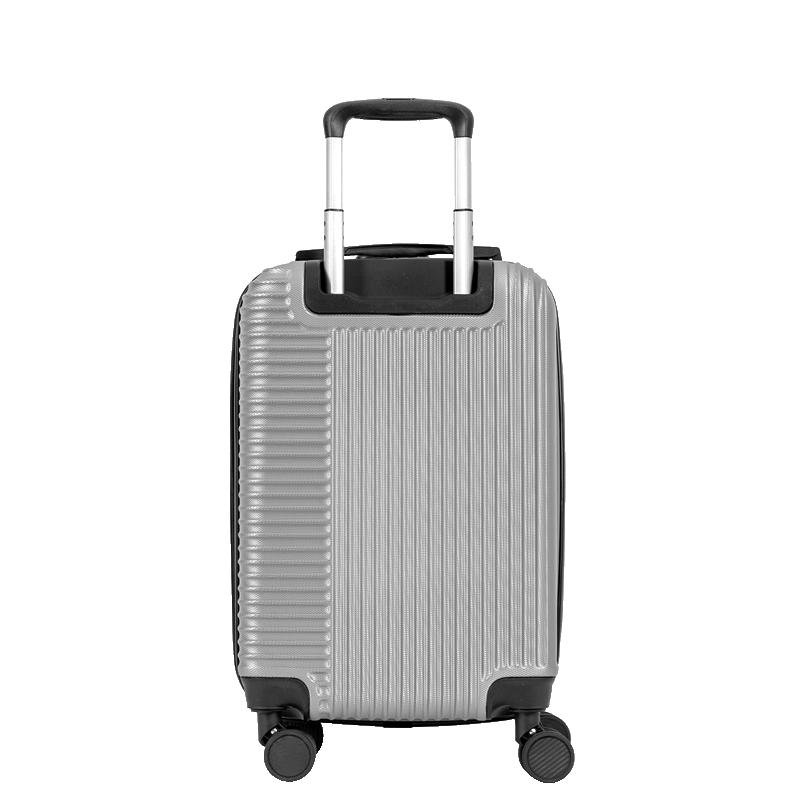 Mala de Viagem Bordo com Rodas 360º Classy 2 - Prata Prata 4