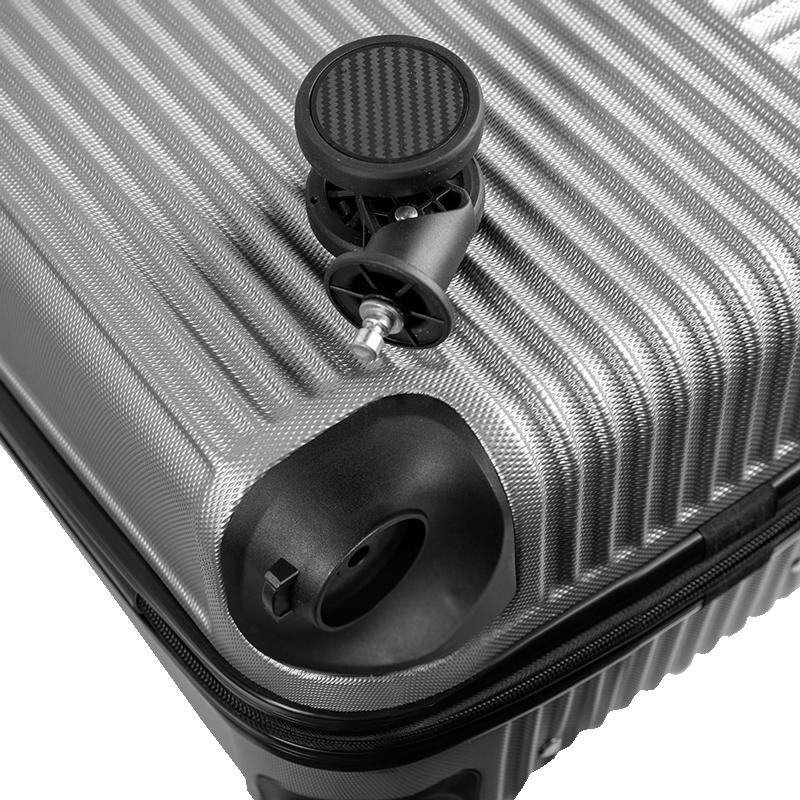 Mala de Viagem Bordo com Rodas 360º Classy 2 - Prata Prata 9