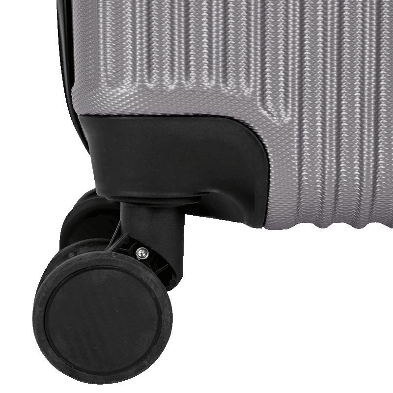 Mala de Viagem Bordo com Rodas 360º Classy 2 - Prata Prata 10