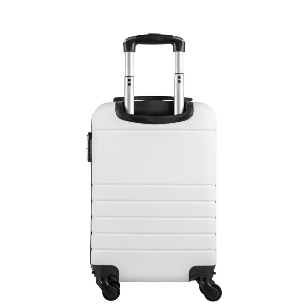 Mala de Viagem Bordo com Rodas 360º Essencial 2 - Branco Branco 4