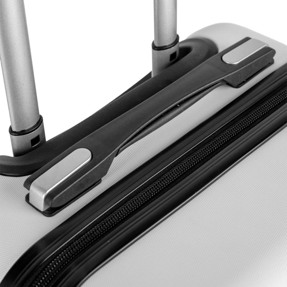 Mala de Viagem Bordo com Rodas 360º Essencial 2 - Branco Branco 7