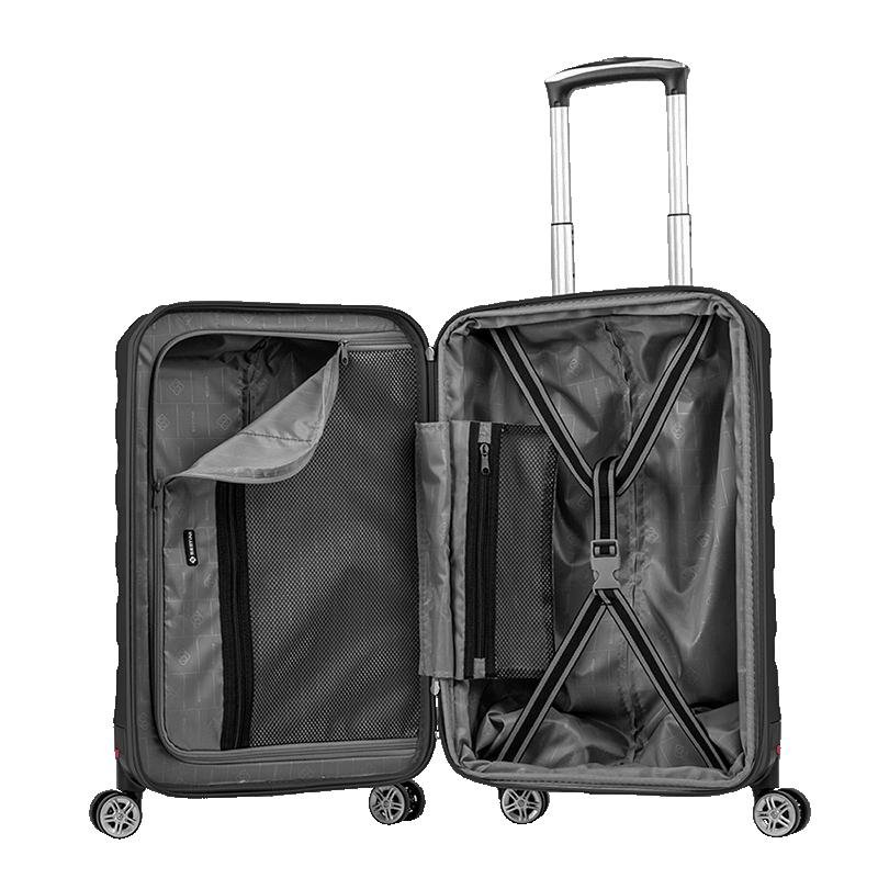 Mala de Viagem Bordo com Rodas 360º Wheeless 2T - Preto Preto 5