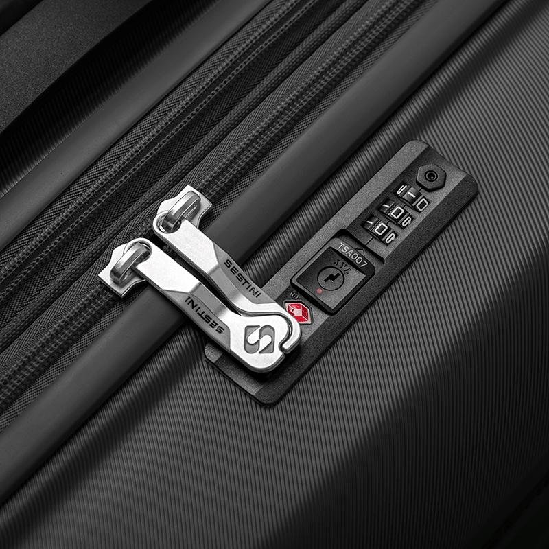 Mala de Viagem Bordo com Rodas 360º Wheeless 2T - Preto Preto 7