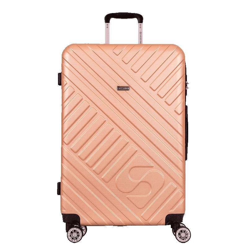Mala de Viagem Grande com Rodas 360° Track Bege - Champagne
