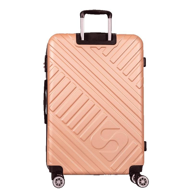 Mala de Viagem Grande com Rodas 360° Track Bege - Champagne Bege 4