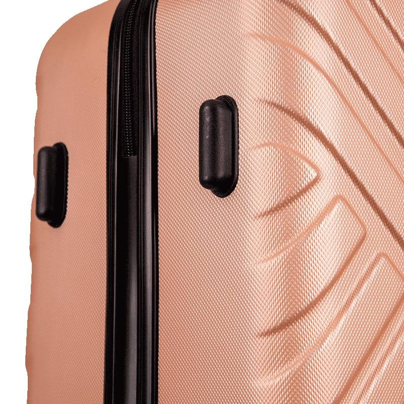 Mala de Viagem Grande com Rodas 360° Track Bege - Champagne Bege 7