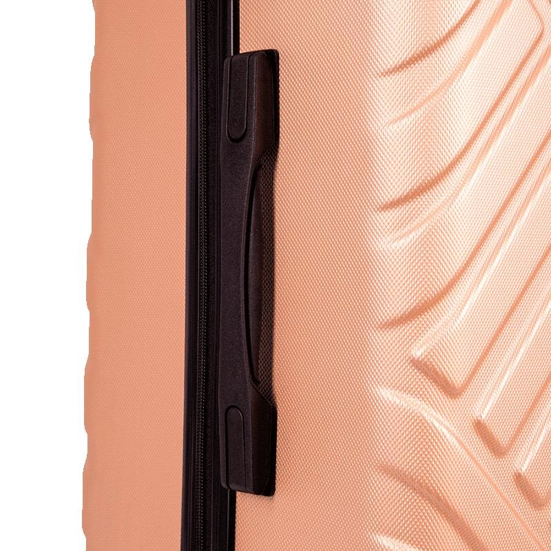 Mala de Viagem Grande com Rodas 360° Track Bege - Champagne Bege 9