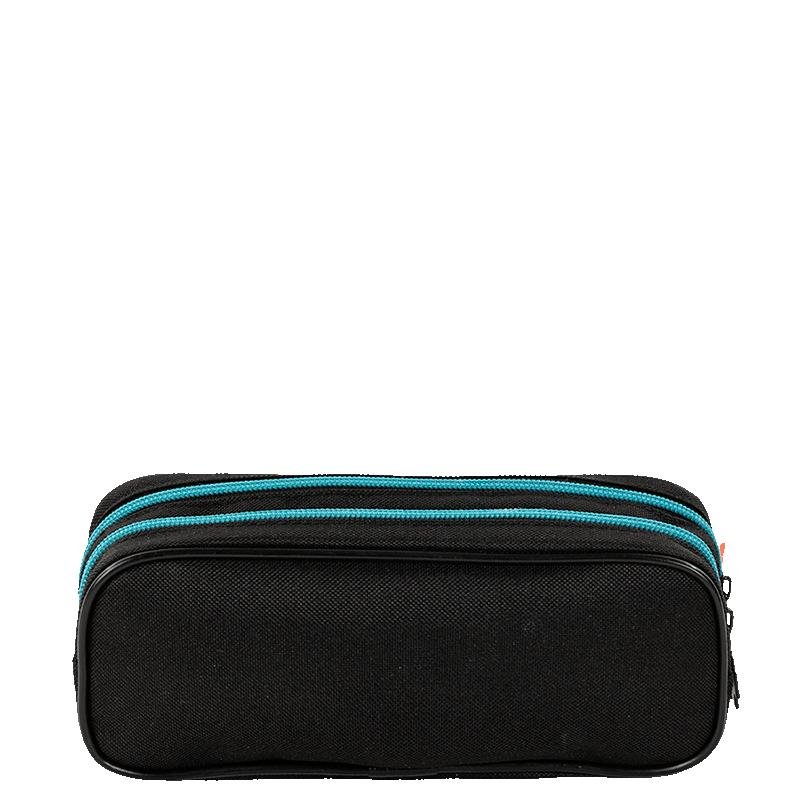 Estojo 2 Compartimentos Sestini X Start - Colorido Preto 4