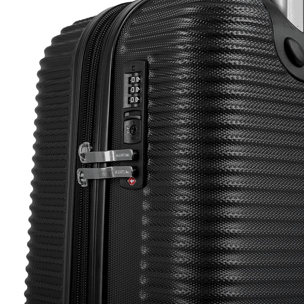 Mala de Viagem Bordo com Rodas 360º 4 ALL 6T - Preto Preto 7