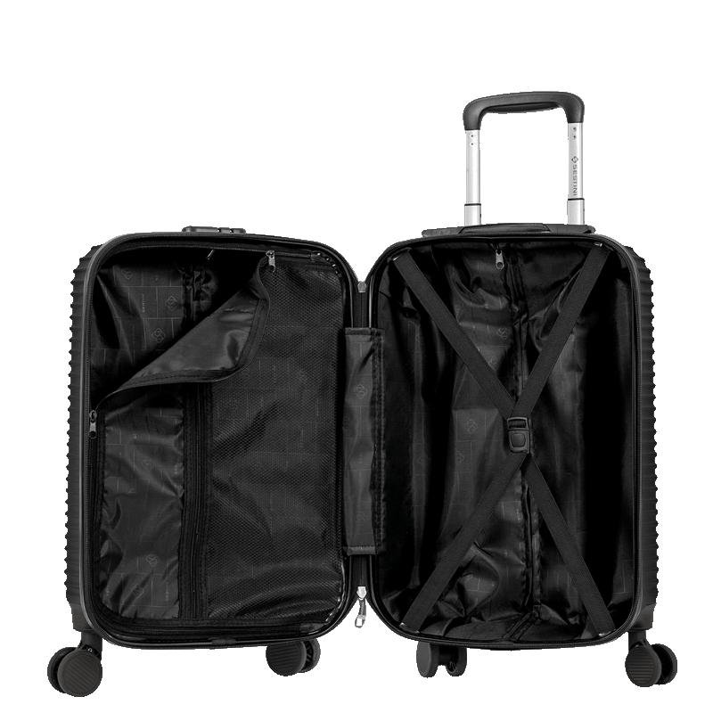 Mala de Viagem Bordo com Rodas 360º Classy 2 - Preto Preto 5