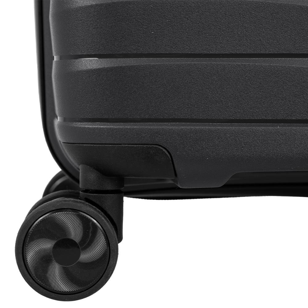 Mala de Viagem Bordo com Rodas 360° PP Essencial - Grafite Cinza 7