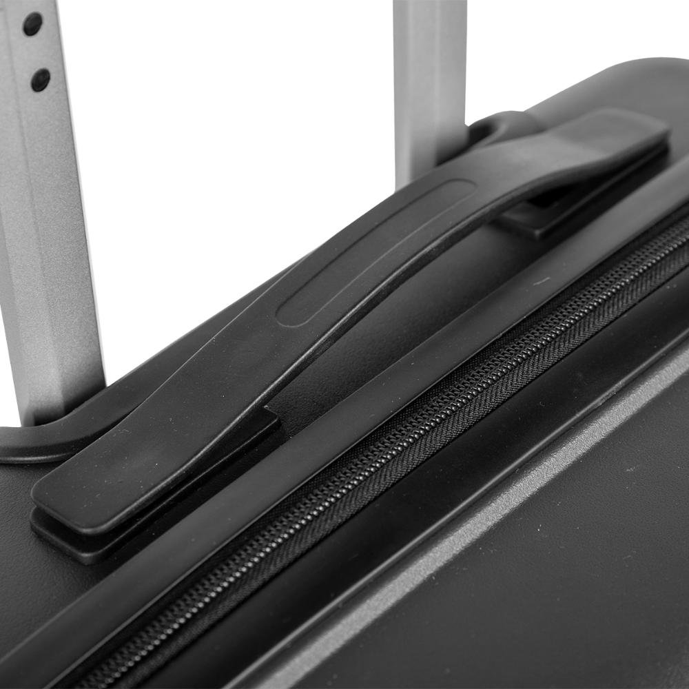 Mala de Viagem Bordo com Rodas 360° PP Essencial - Grafite Cinza 9