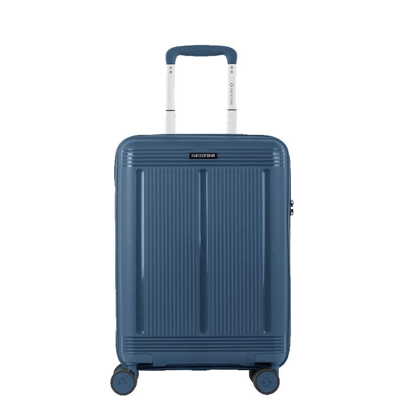 Mala de Viagem Bordo com Rodas 360° PP Pulse - Azul Petróleo