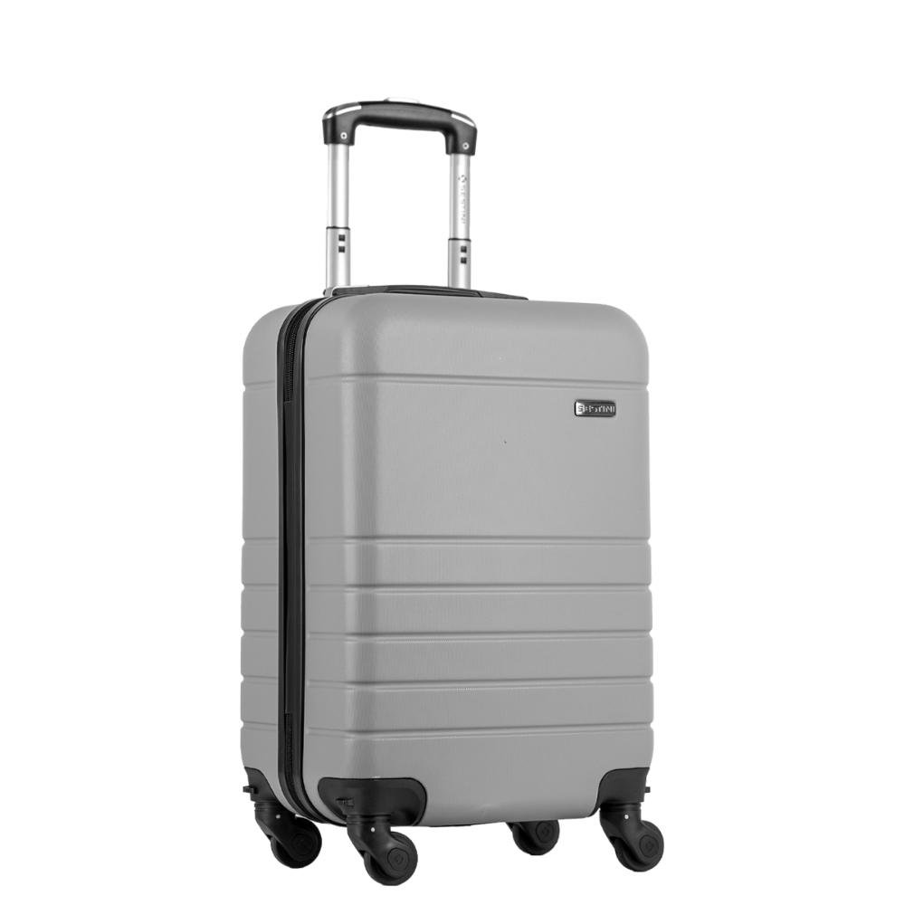 Mala de Viagem Bordo com Rodas 360º Essencial 2 - Prata Prata 2