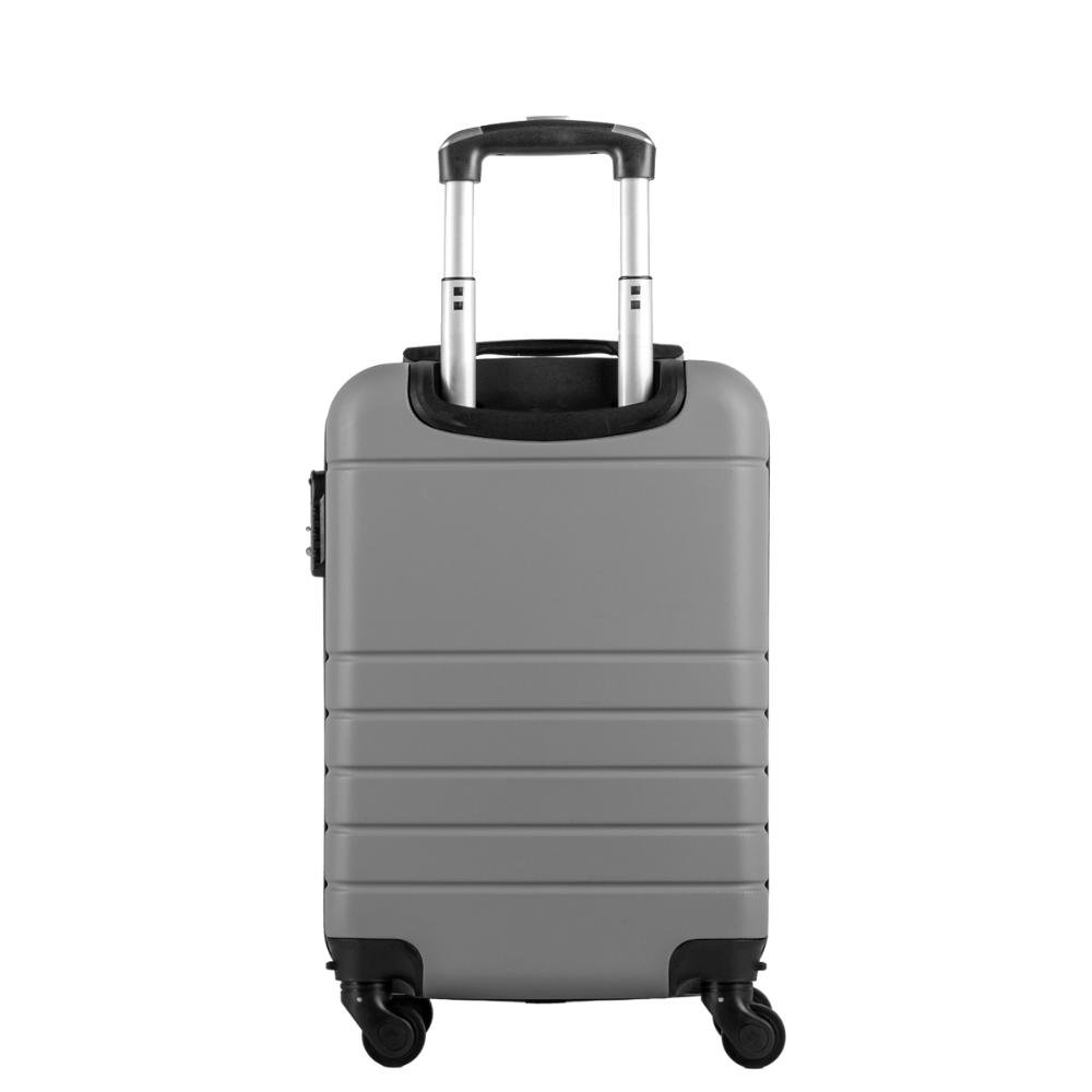 Mala de Viagem Bordo com Rodas 360º Essencial 2 - Prata Prata 4