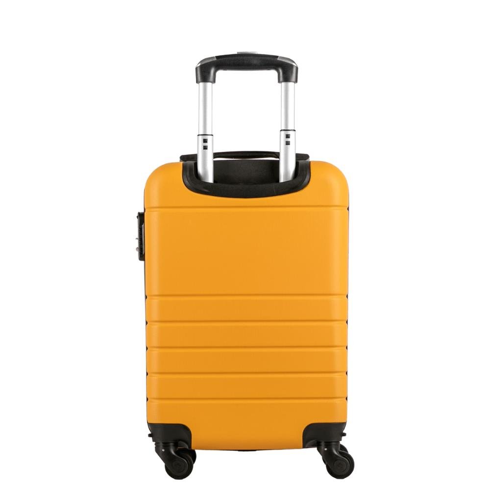 Mala de Viagem Bordo com Rodas 360º Essencial 2 - Amarelo Amarelo 4