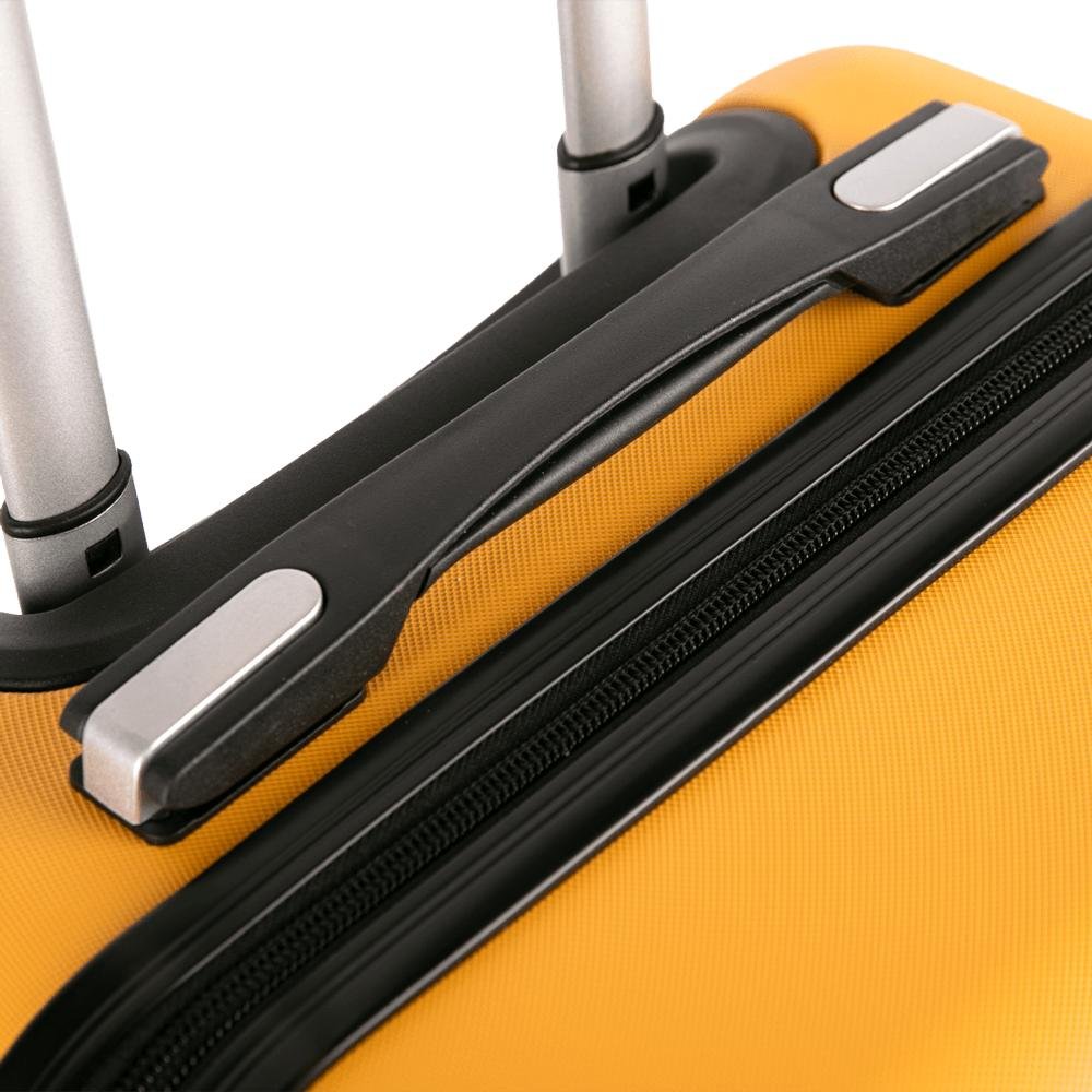 Mala de Viagem Bordo com Rodas 360º Essencial 2 - Amarelo Amarelo 6