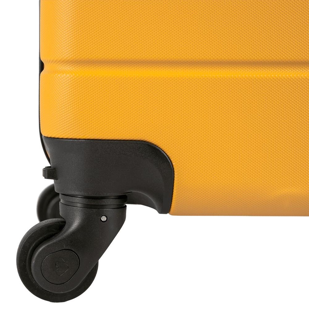 Mala de Viagem Bordo com Rodas 360º Essencial 2 - Amarelo Amarelo 7