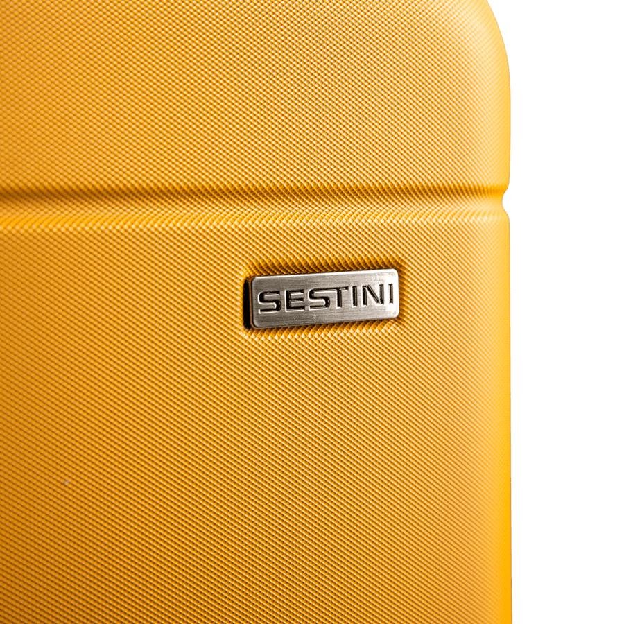 Mala de Viagem Bordo com Rodas 360º Essencial 2 - Amarelo Amarelo 10