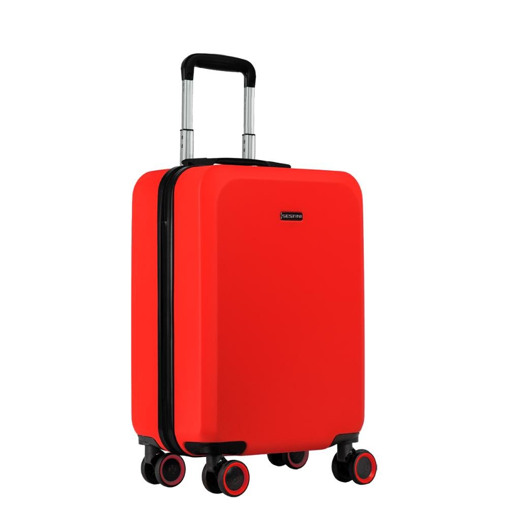 Mala de Viagem Bordo Rodas 360 º Uno Racer - Vermelho Vermelho 2