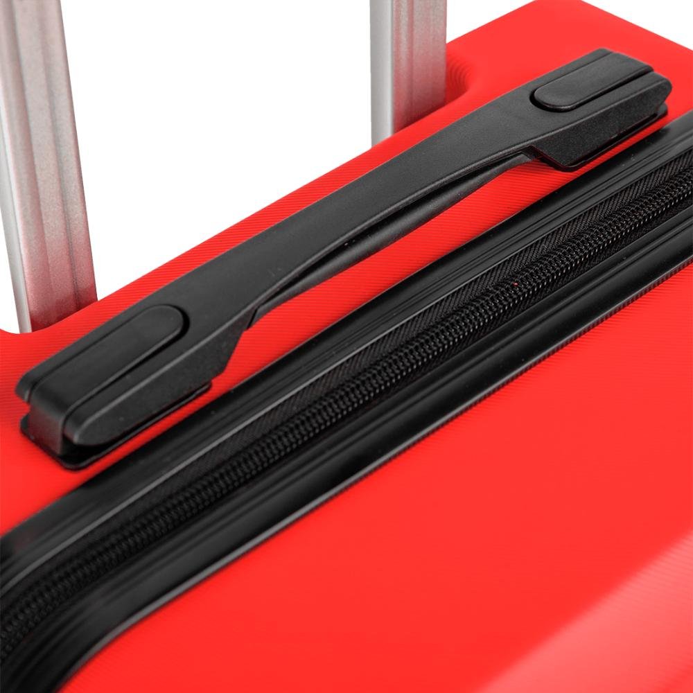 Mala de Viagem Bordo Rodas 360 º Uno Racer - Vermelho Vermelho 8