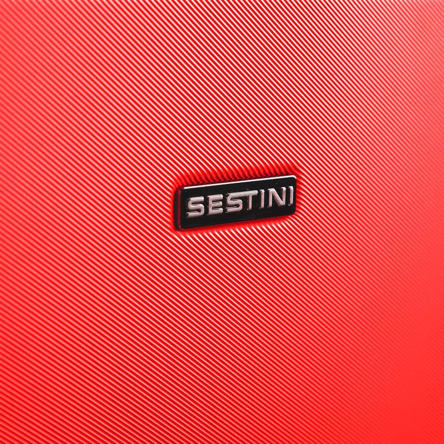 Mala de Viagem Bordo Rodas 360 º Uno Racer - Vermelho Vermelho 9