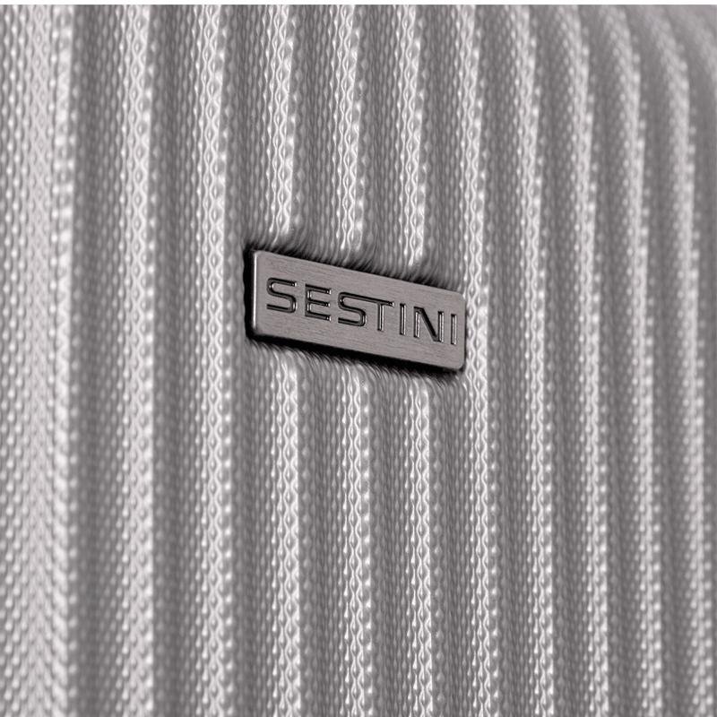 Mala de Viagem Grande com Rodas 360º Classy 2 - Prata Prata 11