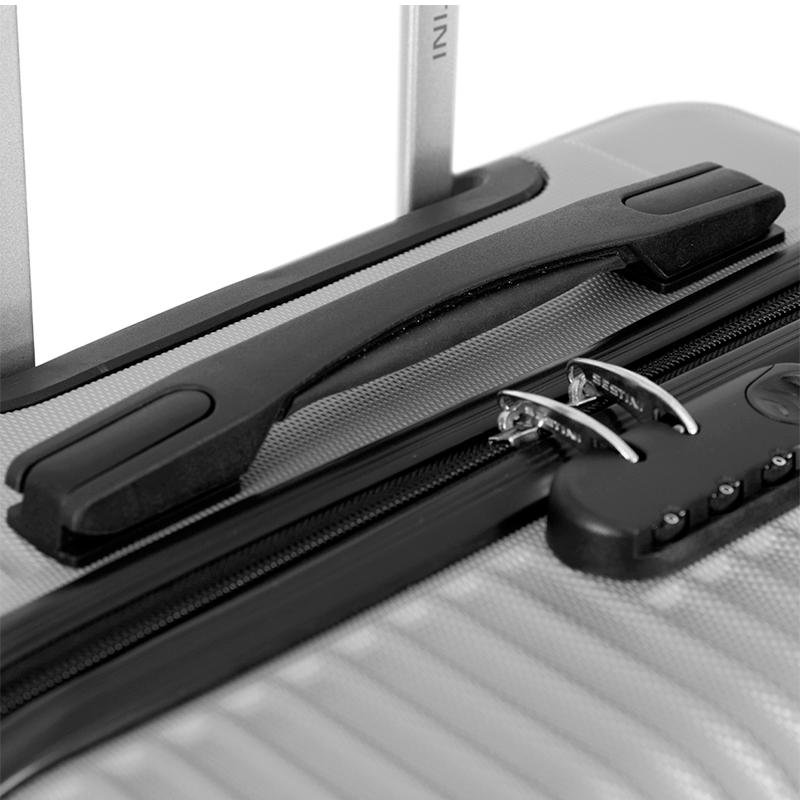 Mala de Viagem Grande com Rodas 360º Classy 2 - Prata Prata 7