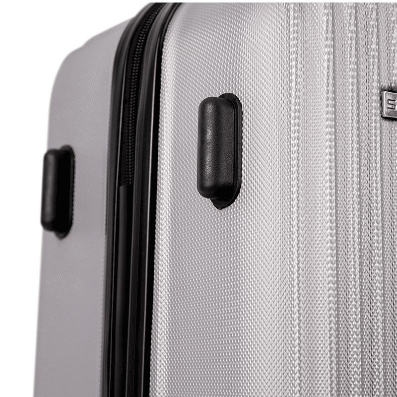 Mala de Viagem Grande com Rodas 360º Classy 2 - Prata Prata 8