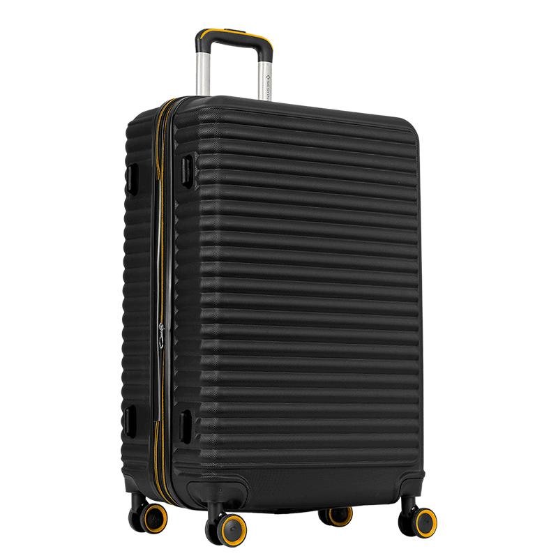 Mala de Viagem Grande com Rodas 360° Racer - Preto Preto 2