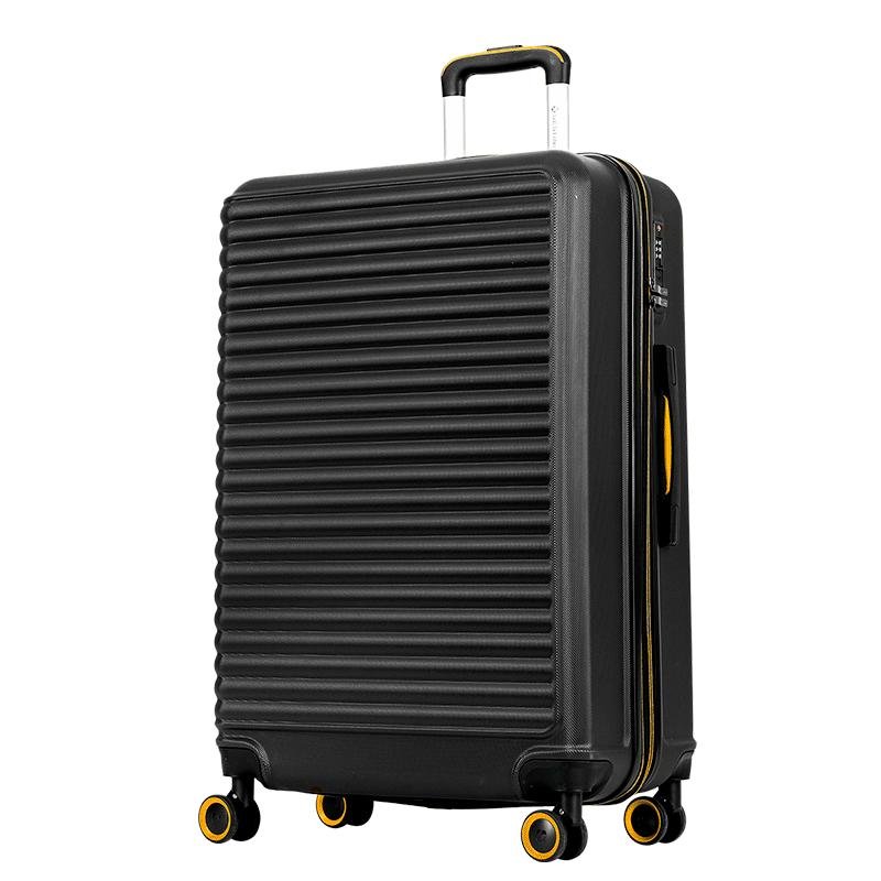 Mala de Viagem Grande com Rodas 360° Racer - Preto Preto 3