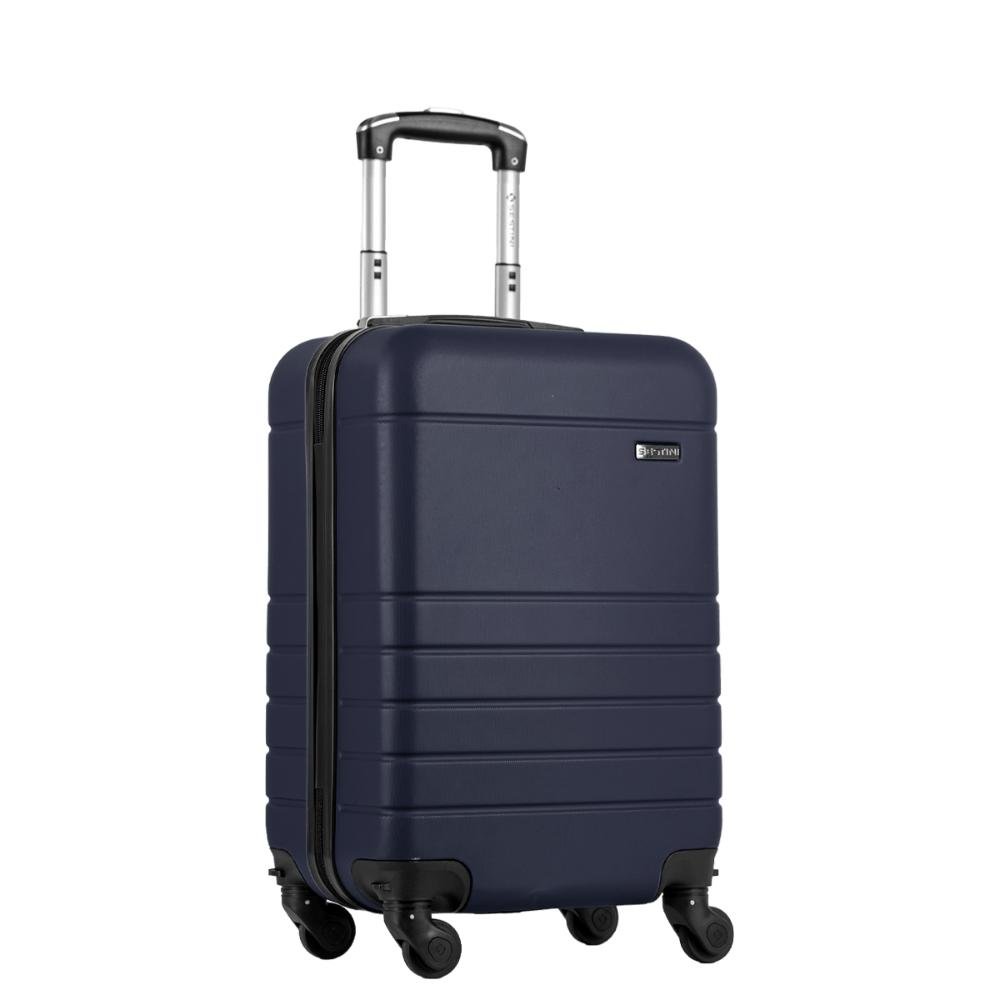 Mala de Viagem Bordo com Rodas 360º Essencial 2 - Azul Marinho Azul 2
