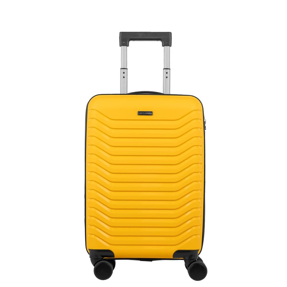 Mala de Viagem Bordo com Rodas 360º PP Basic - Amarelo