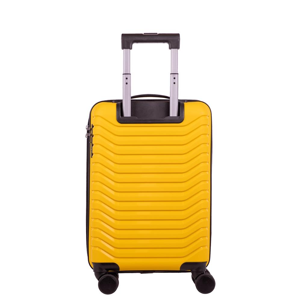 Mala de Viagem Bordo com Rodas 360º PP Basic - Amarelo Amarelo 4