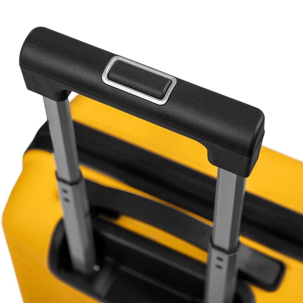 Mala de Viagem Bordo com Rodas 360º PP Basic - Amarelo Amarelo 9